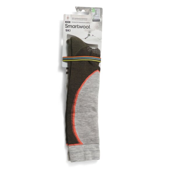 SMARTWOOL Military Olive Made In Usa Targeted Cushion Over The Calf Ski Socks - Picture 1 of 1